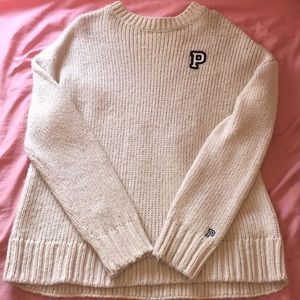 comfy pink sweater